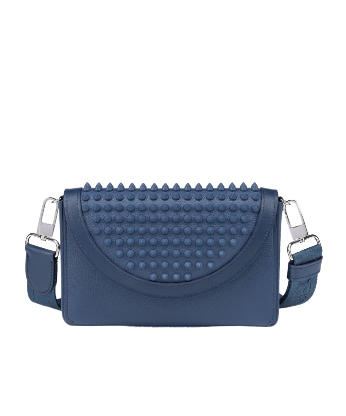 Christian Louboutin Flip Shoulder Bag In Blue