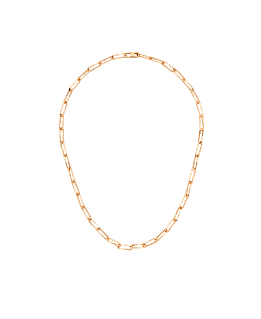 Gucci Link To Link Chain-link Necklace In Yellow