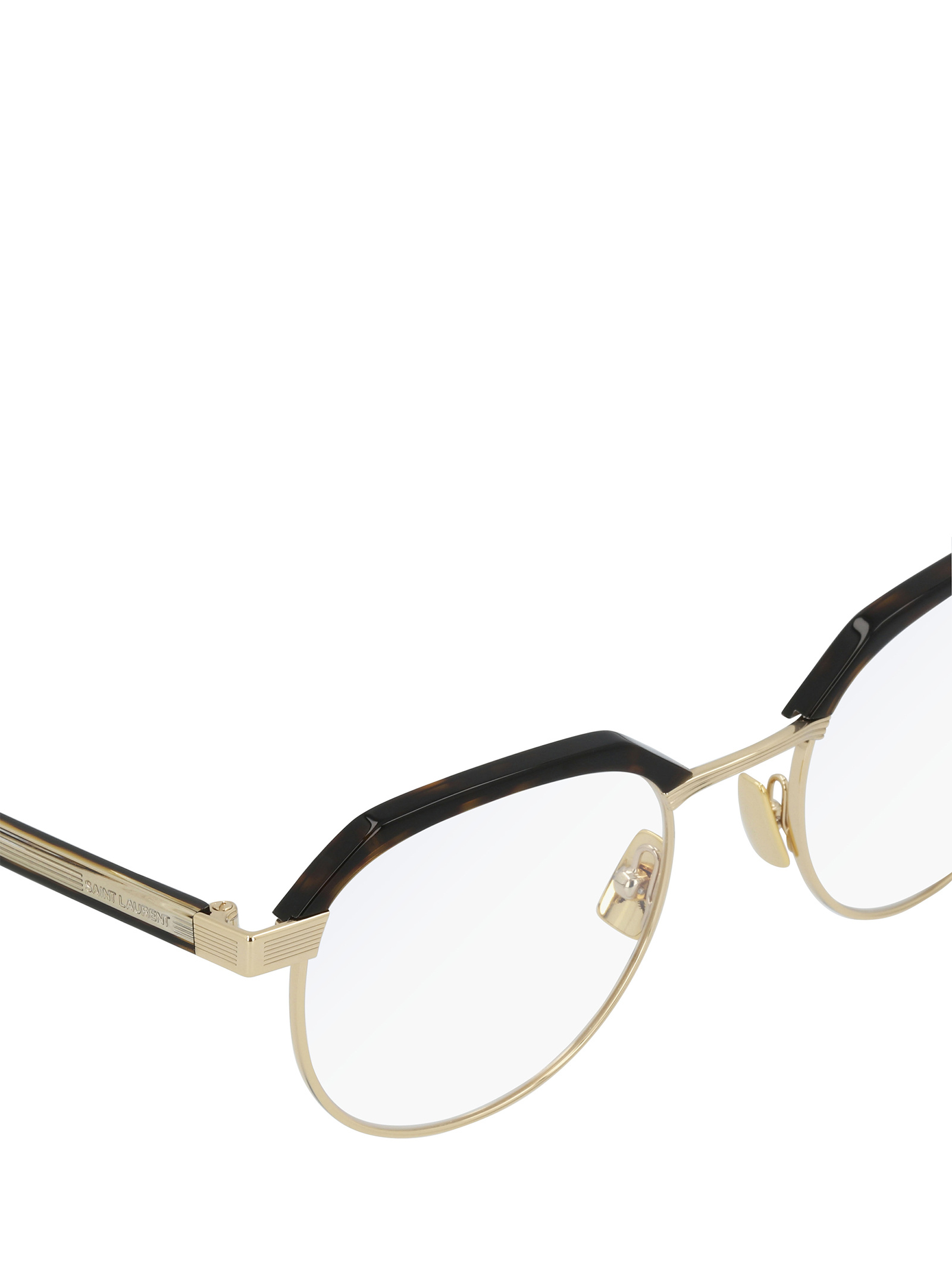 SAINT LAURENT SAINT LAURENT EYEWEAR ROUND FRAME GLASSES