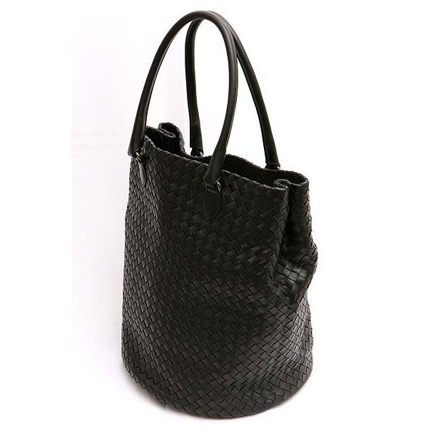 Shop Bottega Veneta Weave A Handbag In Black