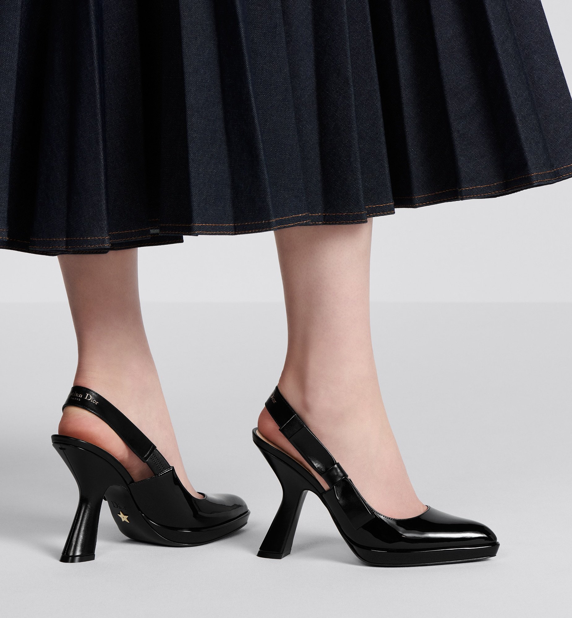Dior Cusp High-heeled Shoes In Black