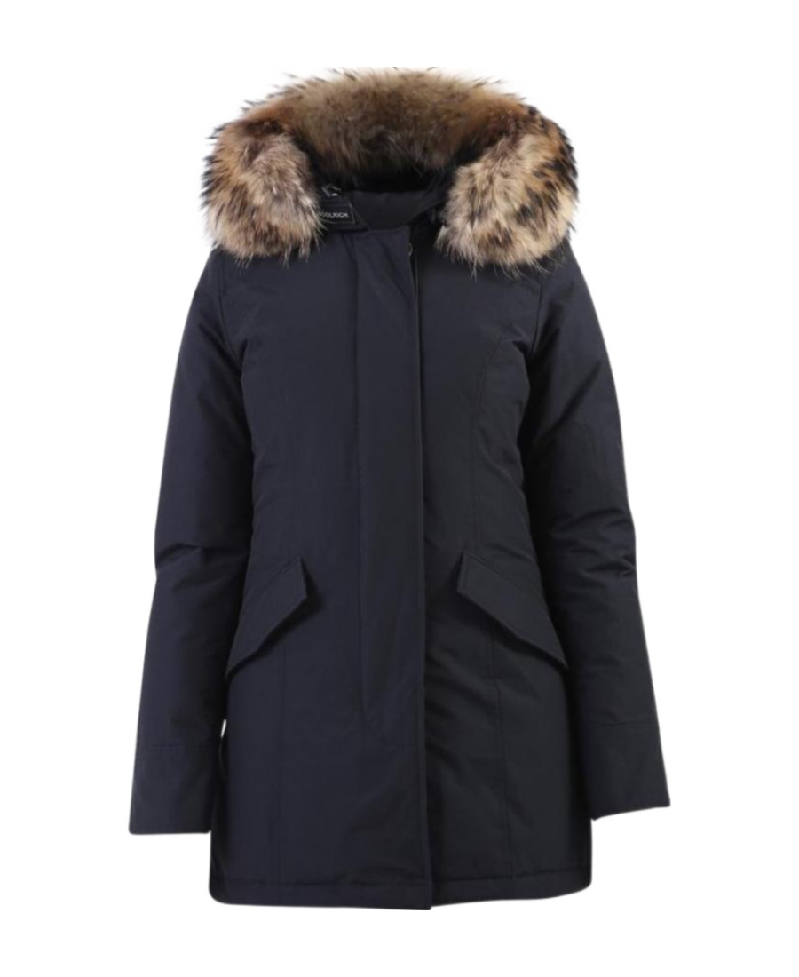 Woolrich Arctic Raccoon Parka Clothing In Black