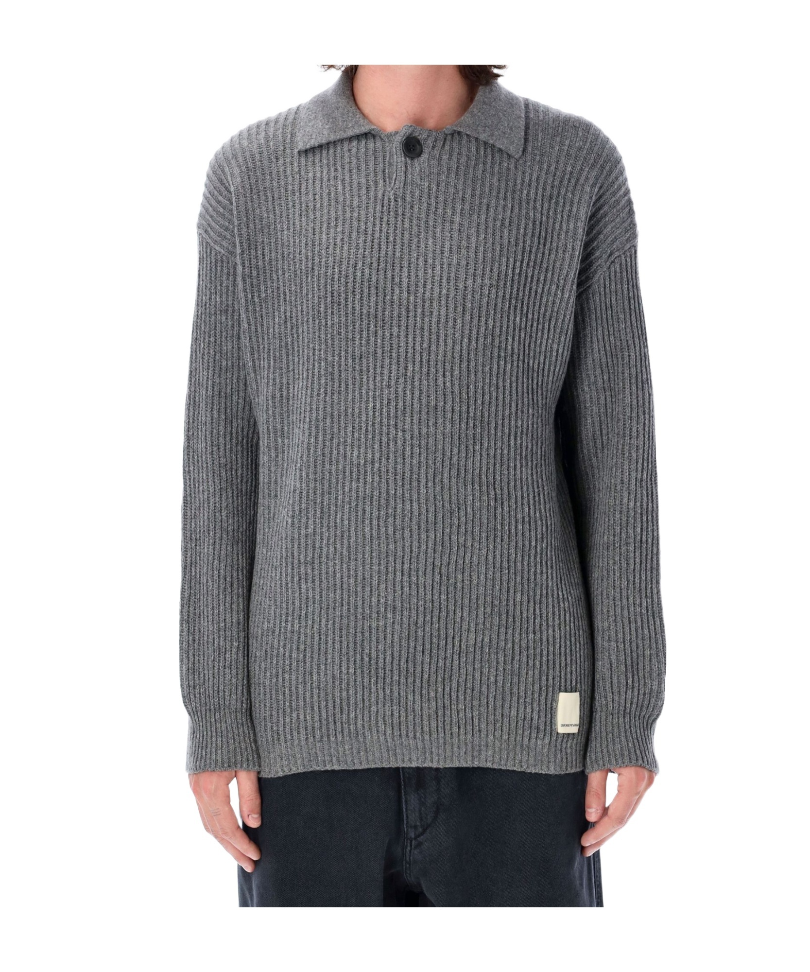 Emporio Armani Sweaters In Gray