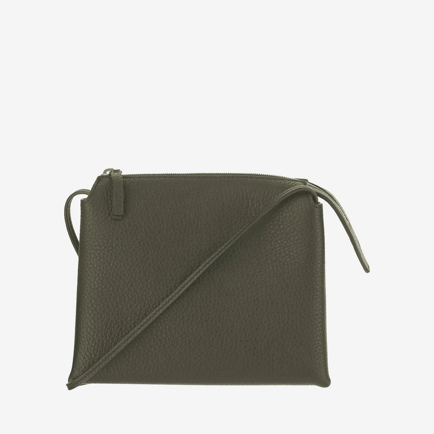 The Row Zipper Shoulder Bag In Green