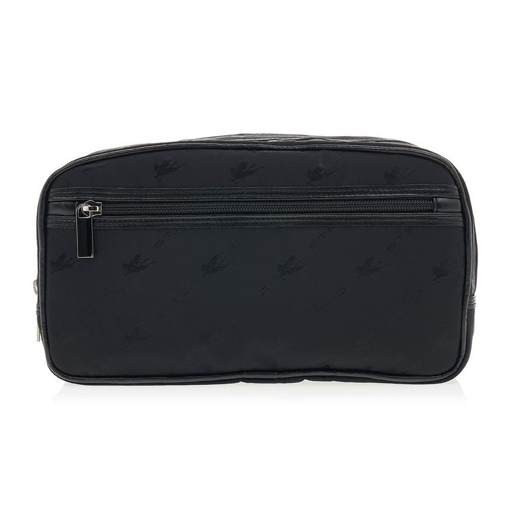 Etro Zipper Clutch In Black