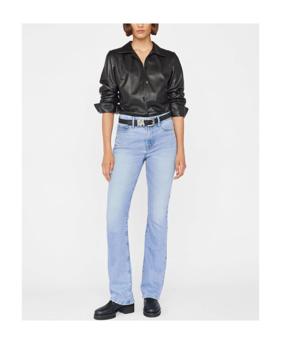 FRAME HIGH-RISE FLARED JEANS