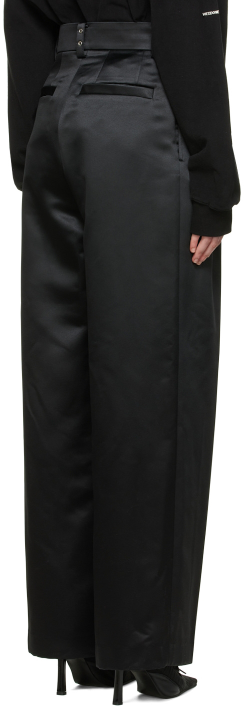 We11 Done Straight-leg Cut Trousers In Black