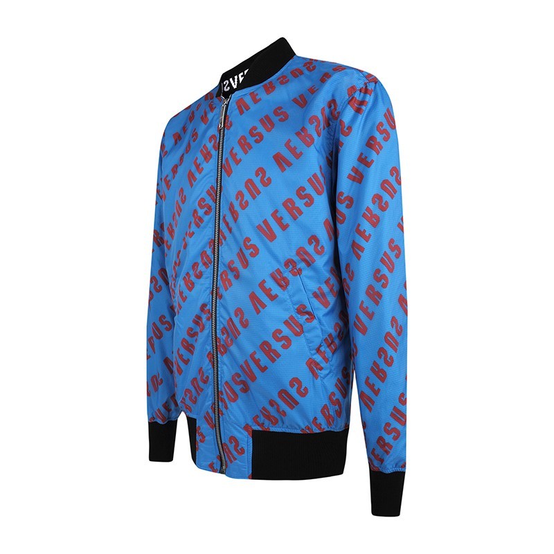 Versus Double-sided Baseball Jacket In White