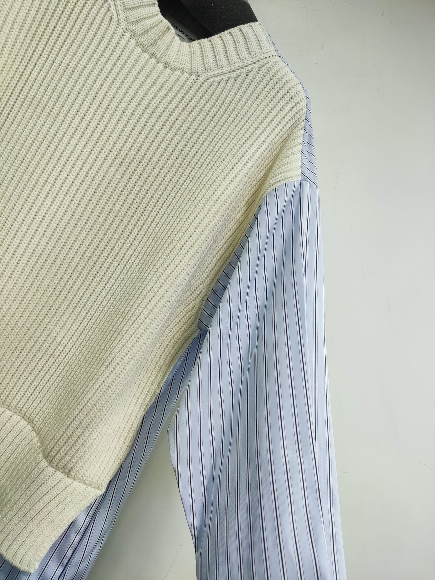 Fabiana Filippi Stitching Detail Dress In Gray