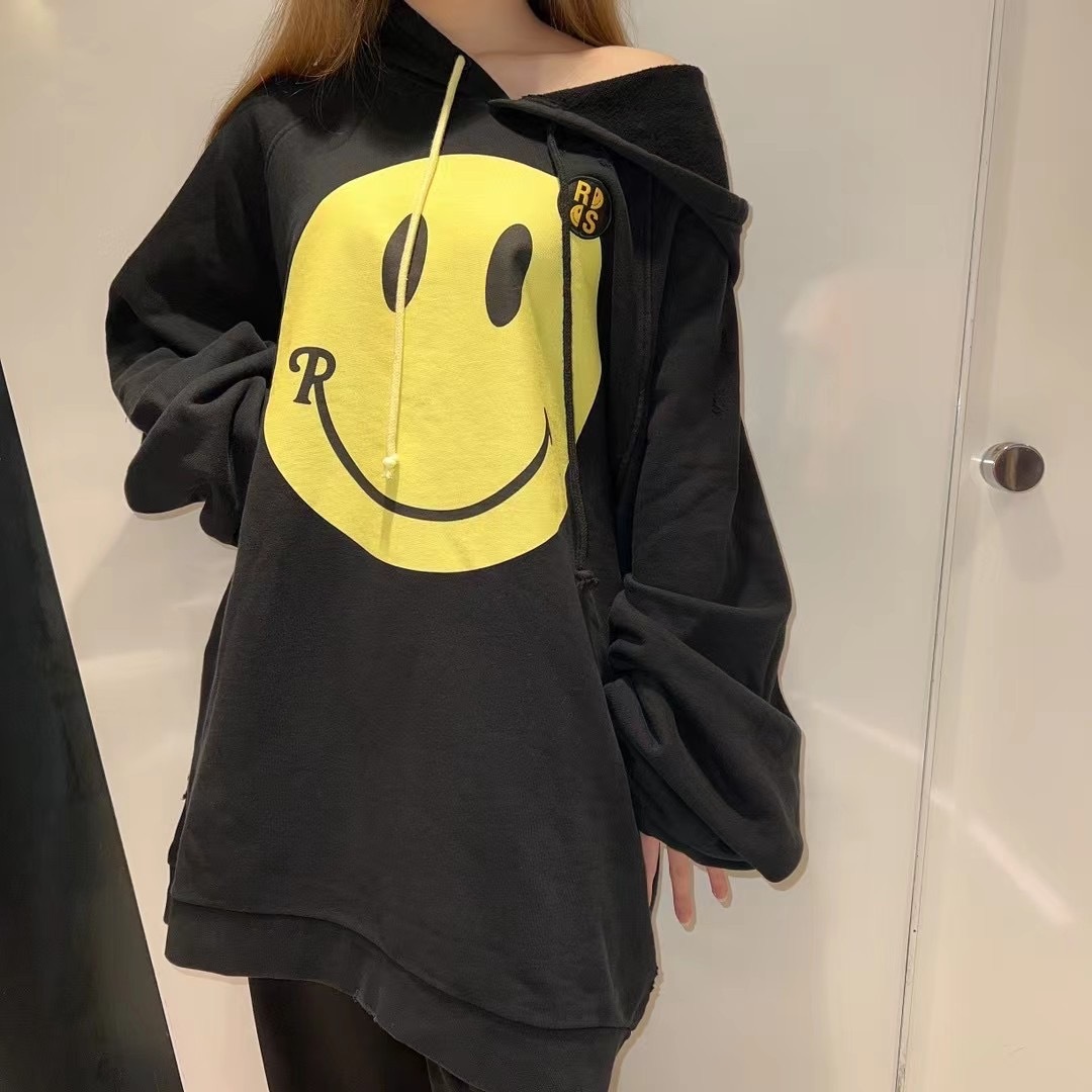 Raf Simons Hoodie In Black