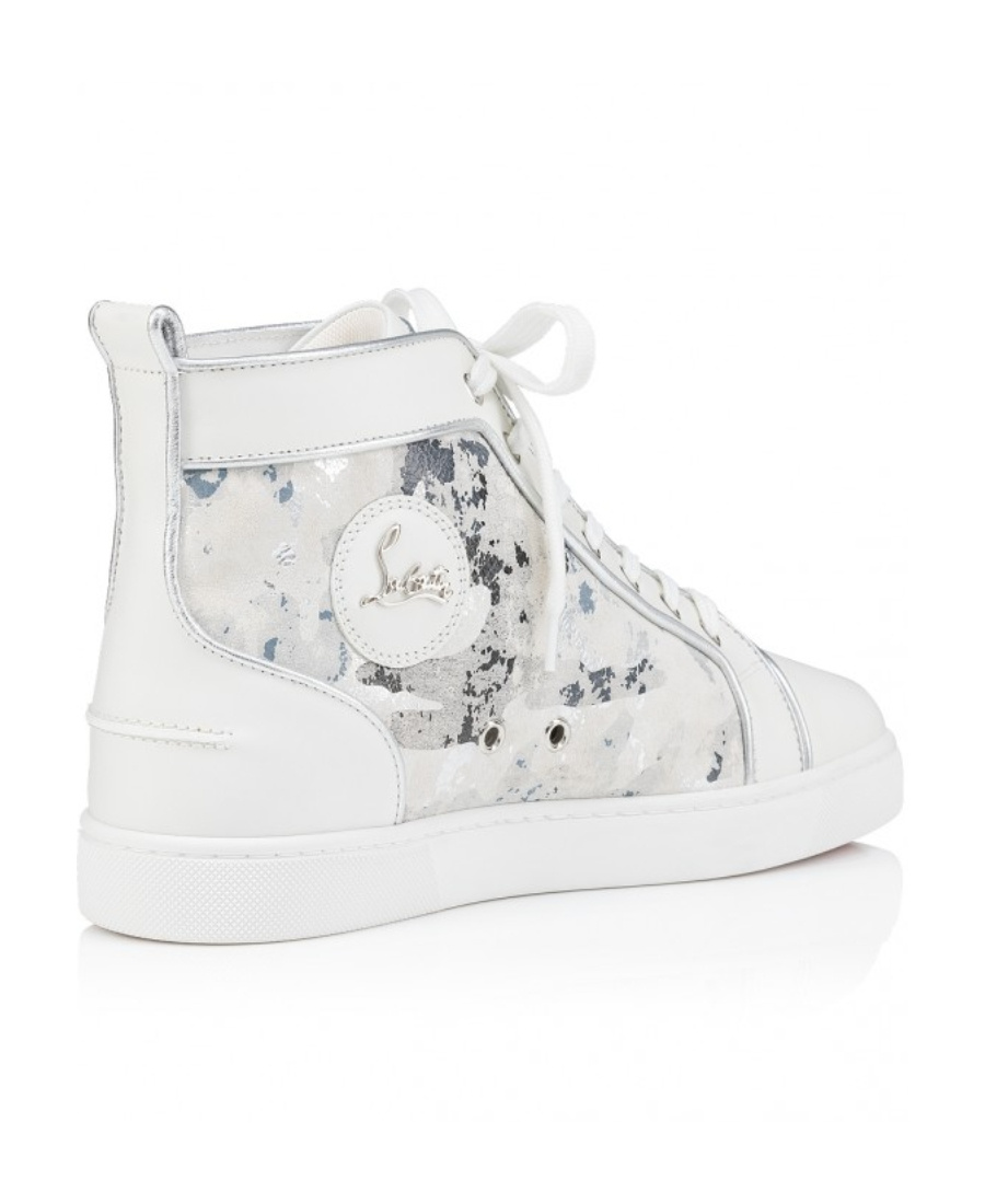 Christian Louboutin Louis High-top Sneakers In White