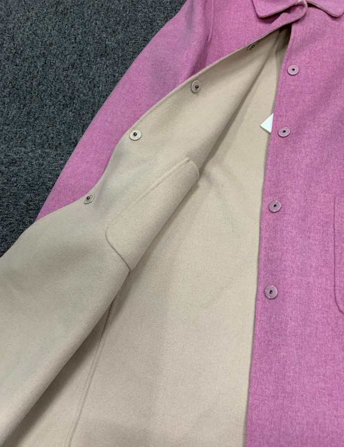 Weekend Max Mara Logo Coat In Pink
