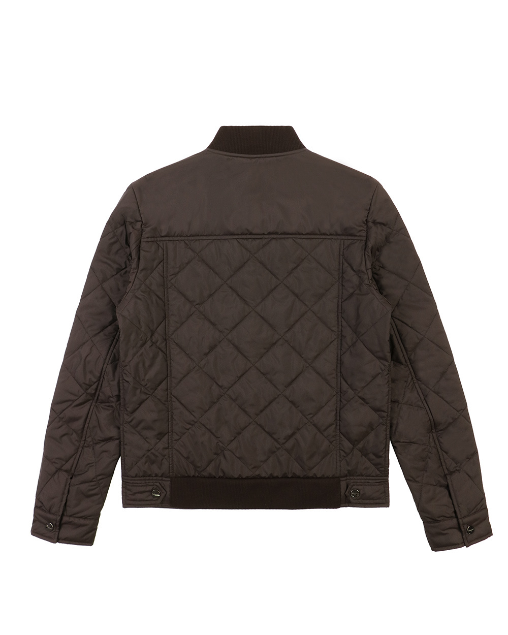 Ferragamo Quilted Cotton Suit In Black