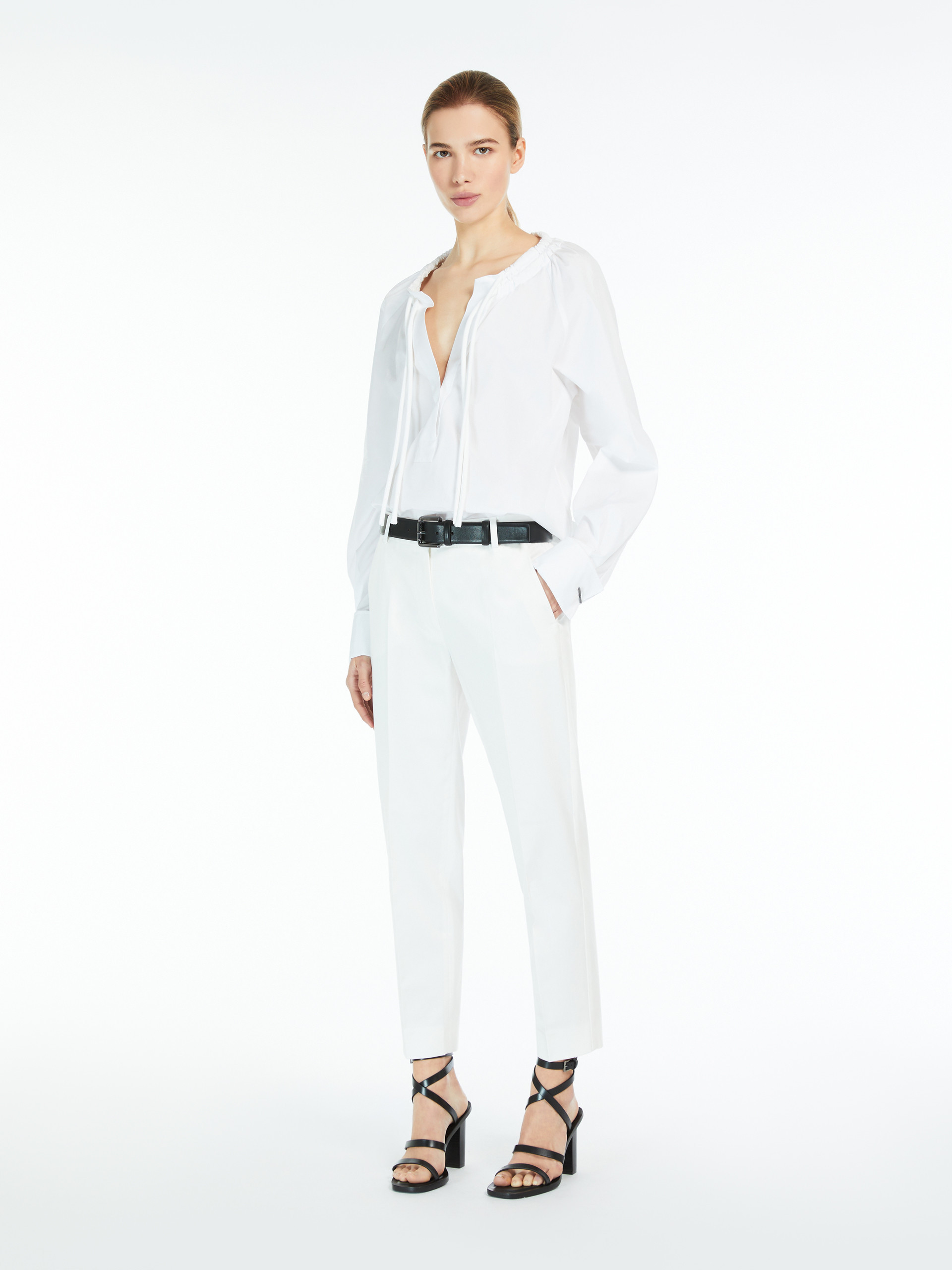 Max Mara Stella Pants In White