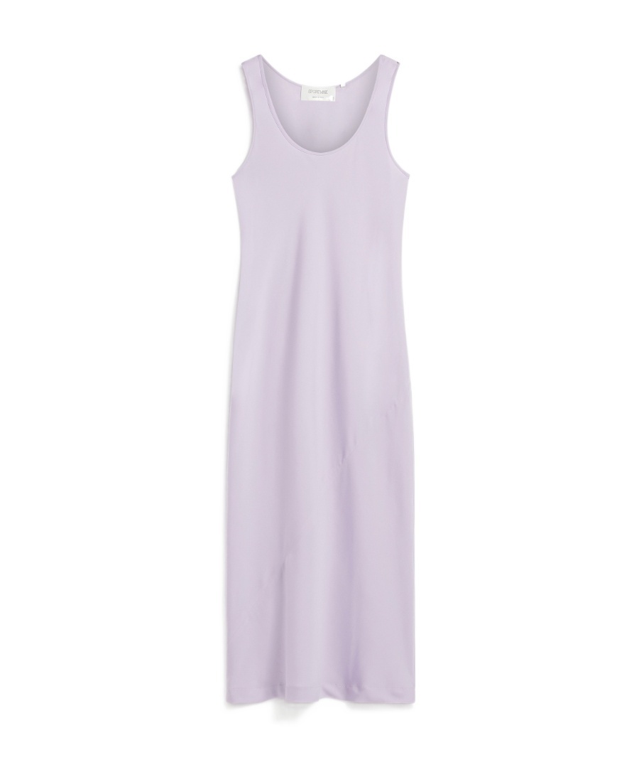 Sportmax Stretch Silk Sleeveless Dress In White