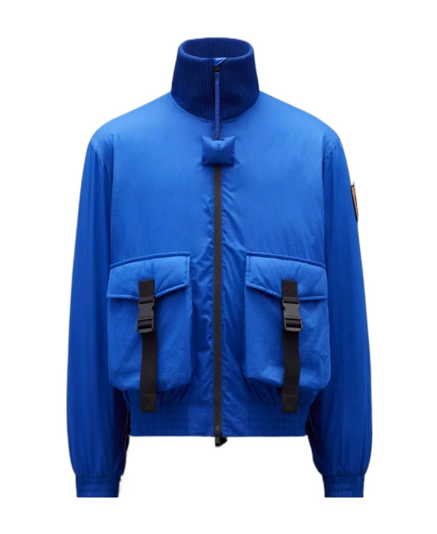 Moncler X Jw Anderson Short Padded Jacket In Blue