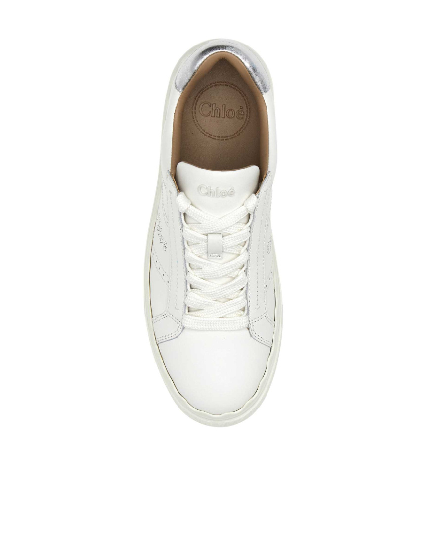 Chloé White Lauren Sneakers In White