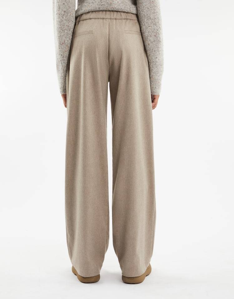Fay Drawstring Casual Pants In Nude