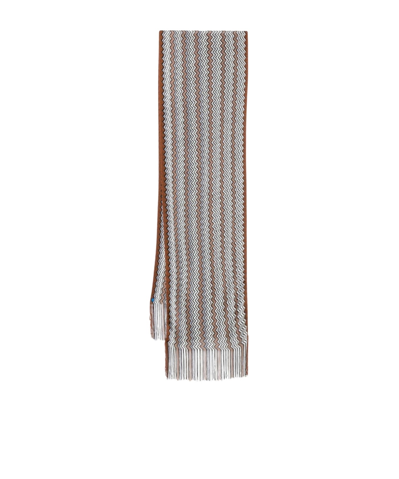 Missoni Fringed Scarf In Brown