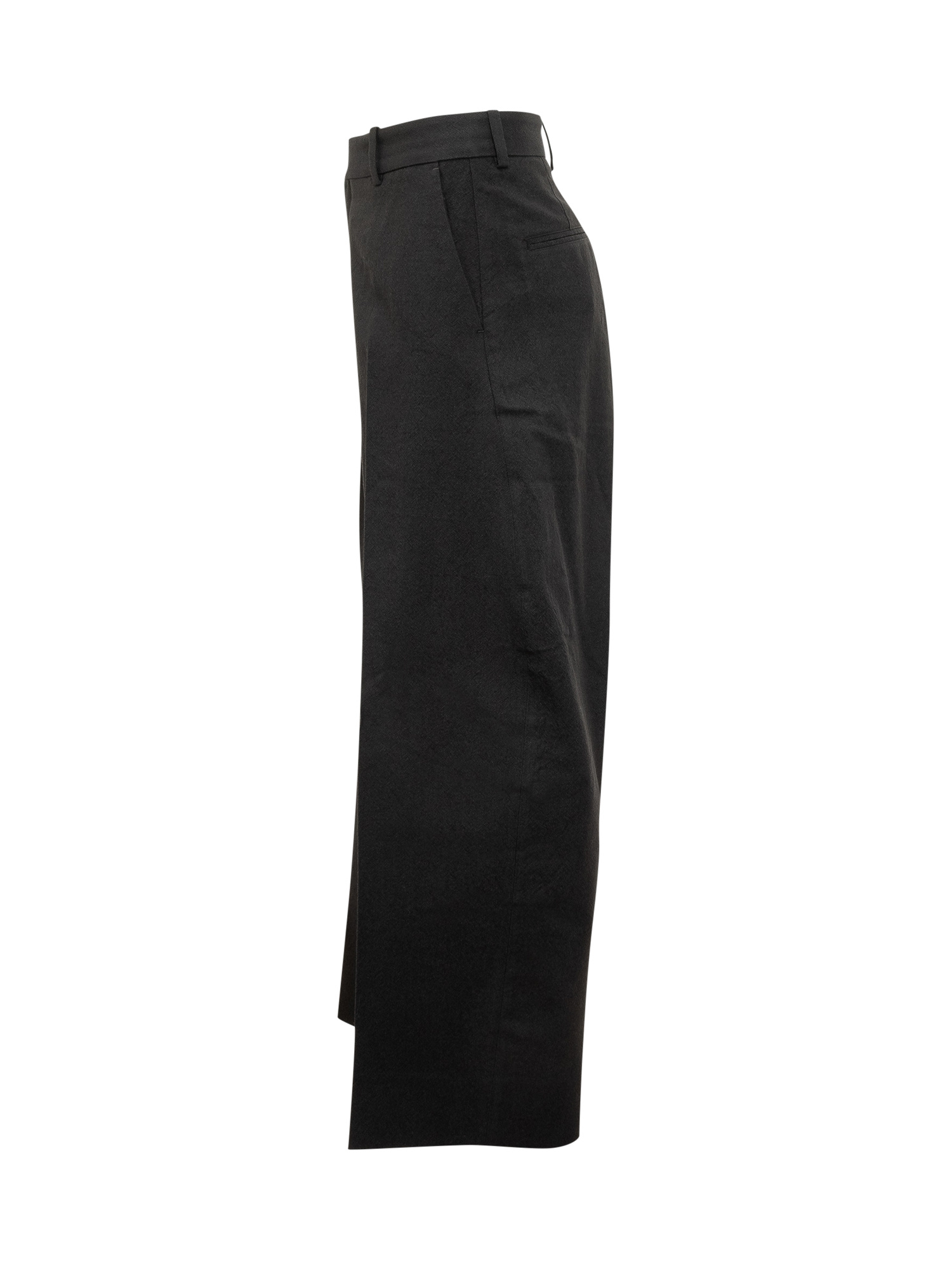 Studio Nicholson Curved Full-length Trousers In Black