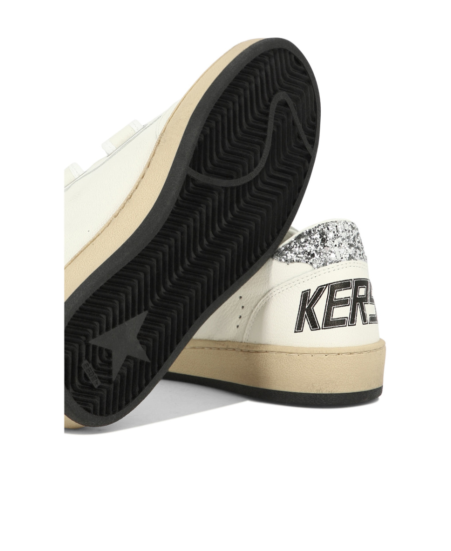 Golden Goose Old School Touch-strap Sneakers In White