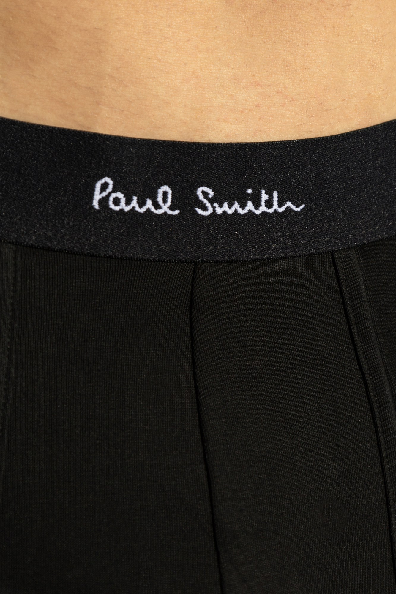 Shop Paul Smith Five Pack Of Cotton Boxers In Black