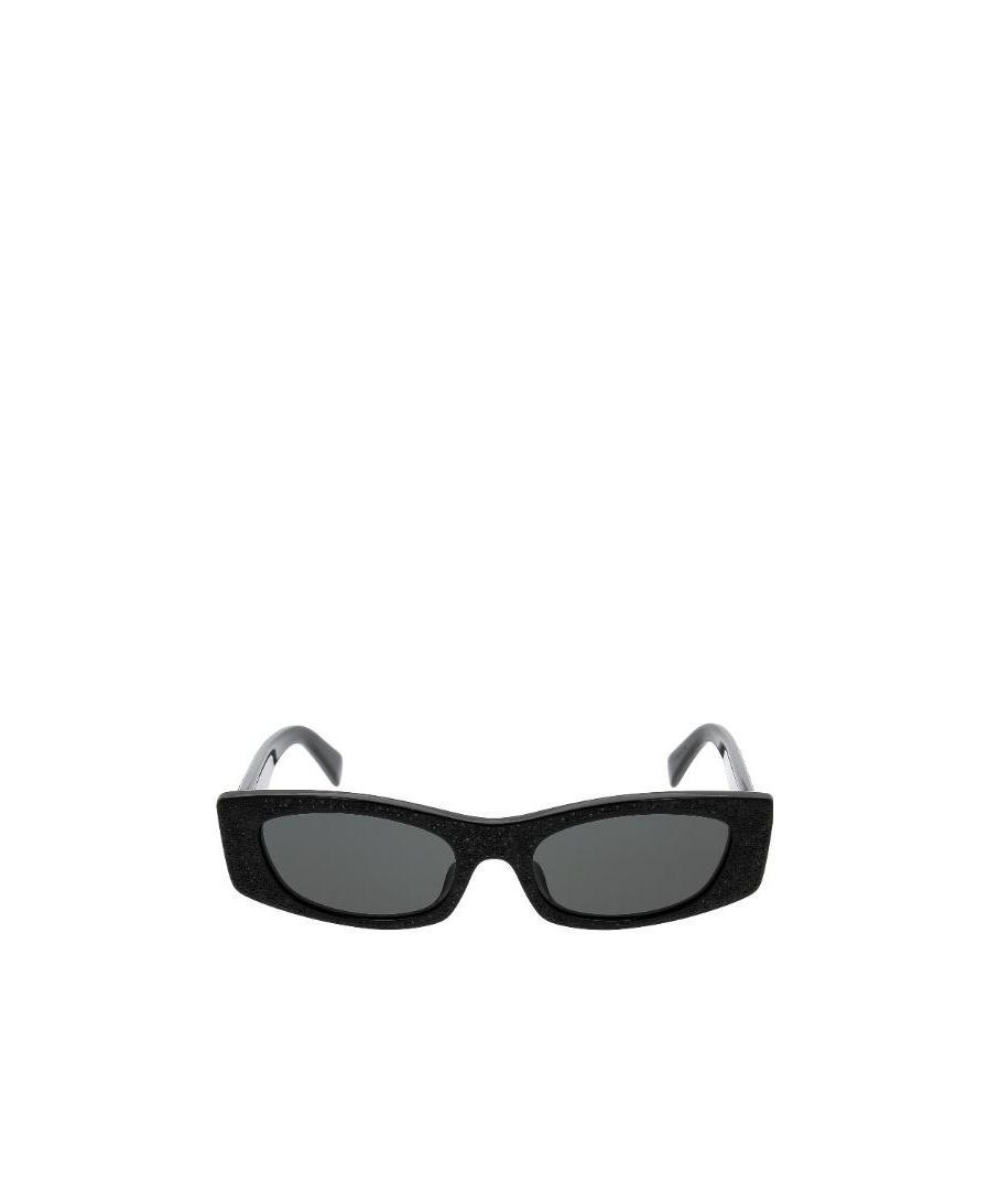 Celine Logo Sunglasses In Black