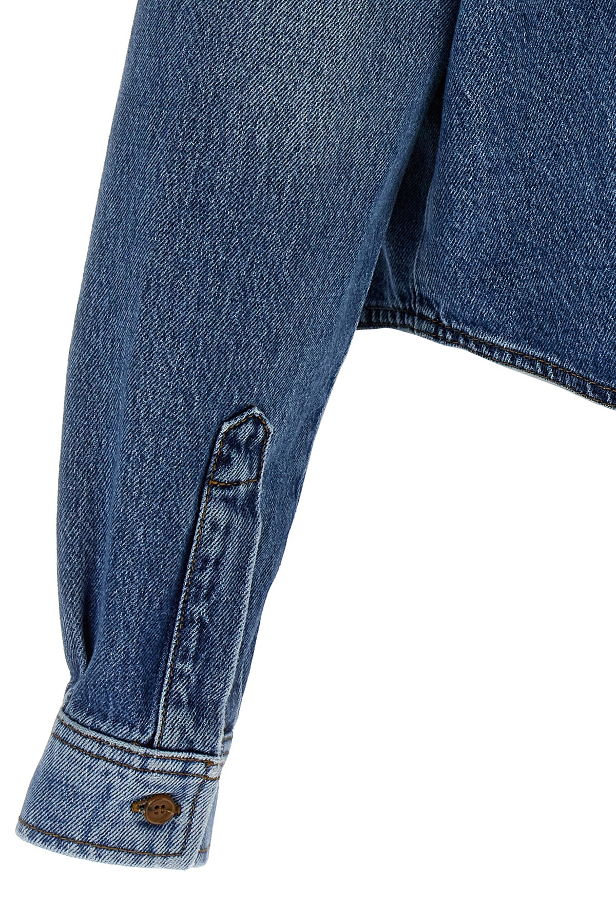 Shop Philosophy Di Lorenzo Serafini Buttoned Denim Shirt In Blue