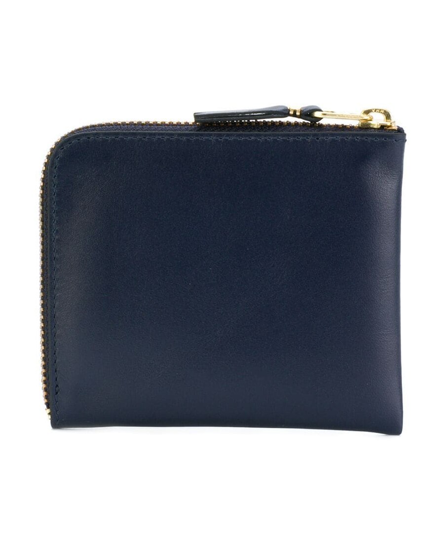 Comme Des Garçons Zip Round Wallet In Black