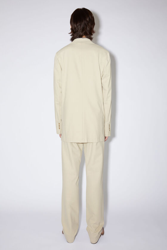 Acne Studios Single-breasted Lightweight Blazer In Nude
