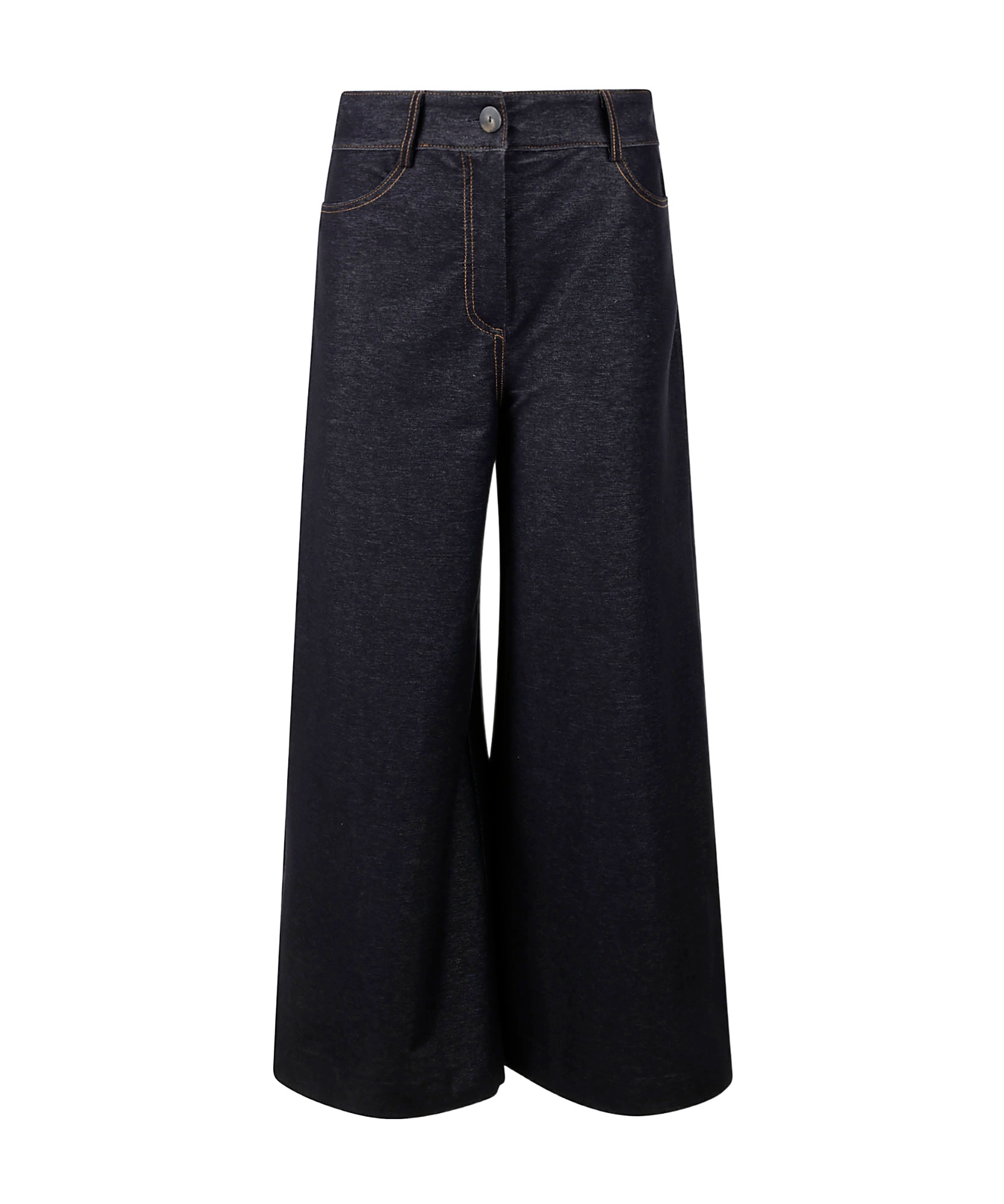 Max Mara Belt Loops Slacks In Black