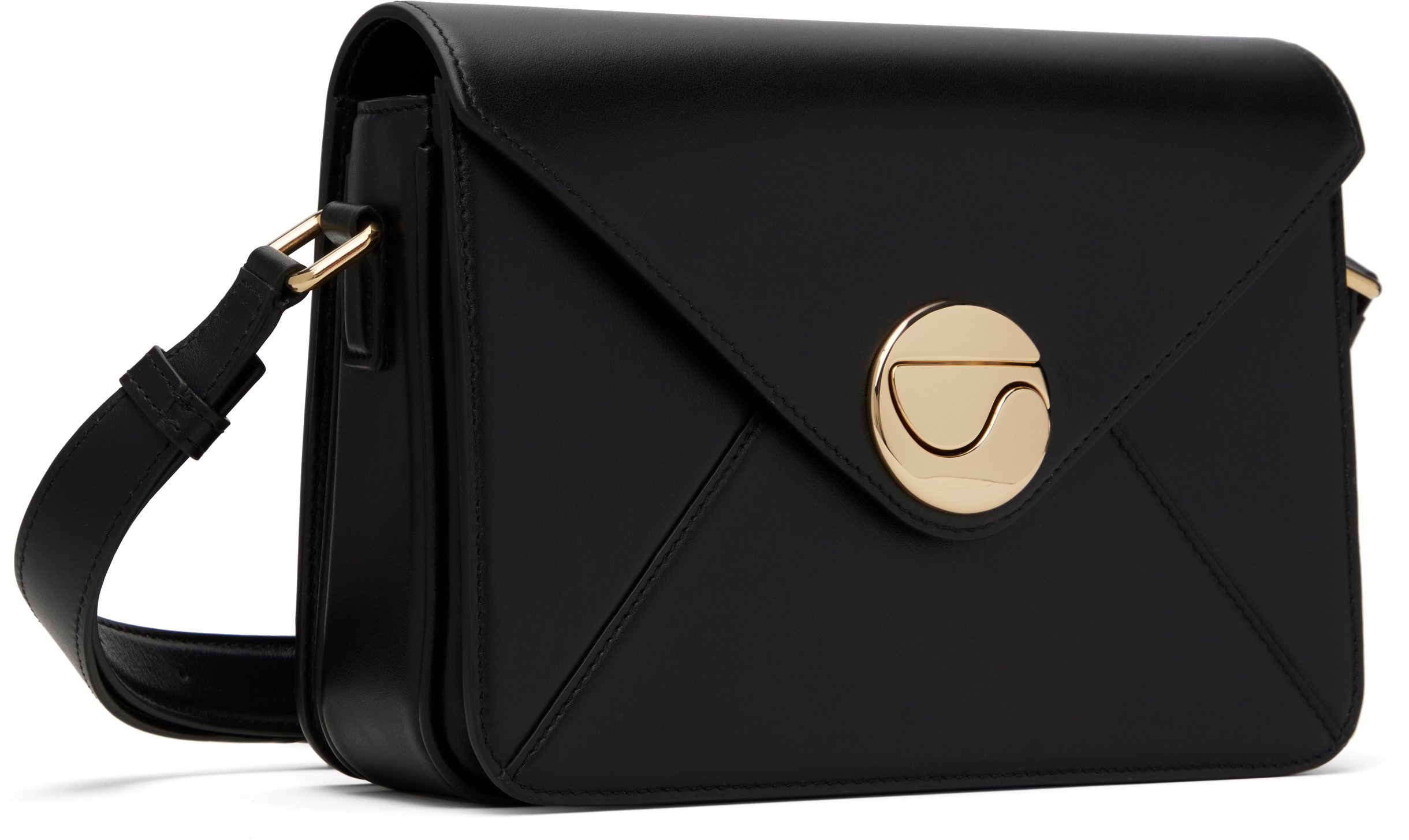 Coperni Mail Box Shoulder Bag In Black