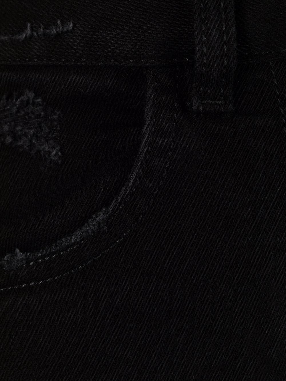 Givenchy Distressed Skinny Jeans In Black