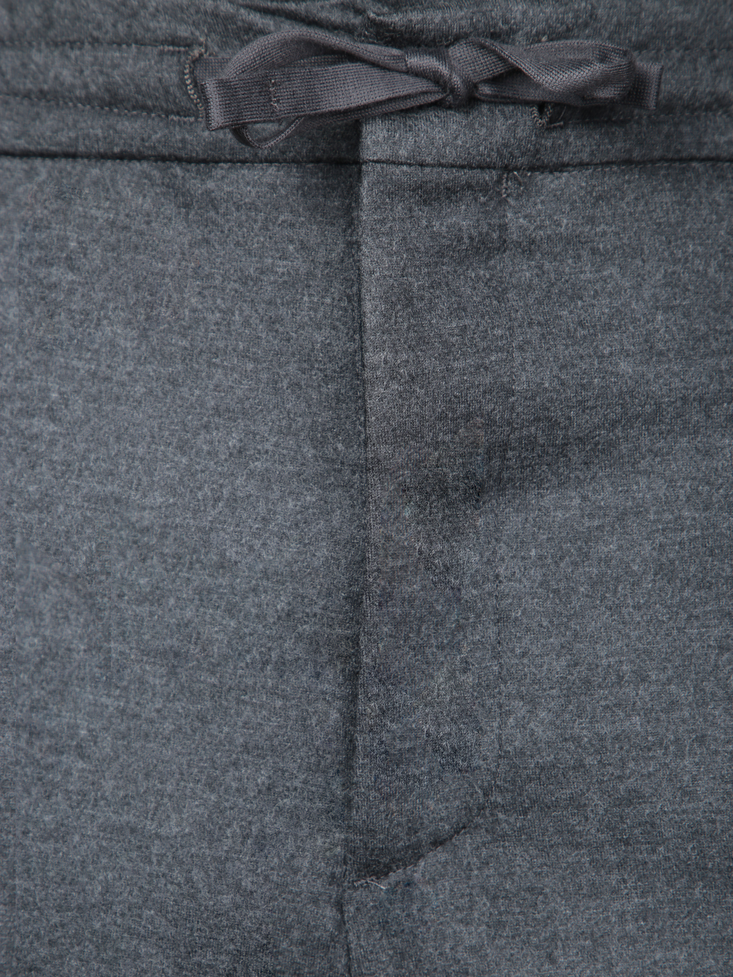 Canali Wool Trousers In Dark Gray