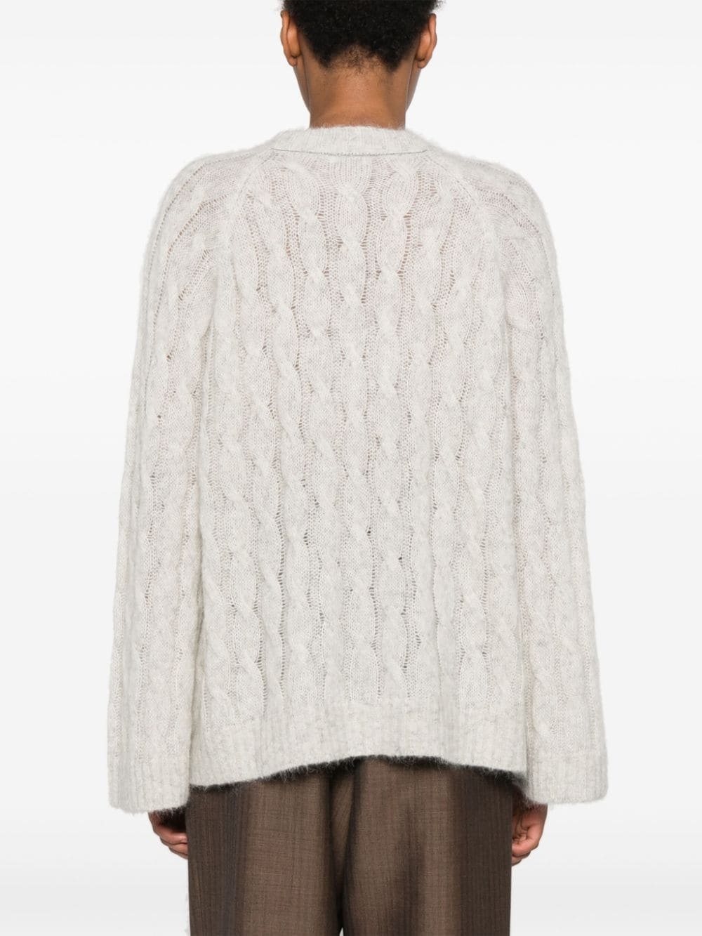 Brunello Cucinelli Cable-knit Sweater In White