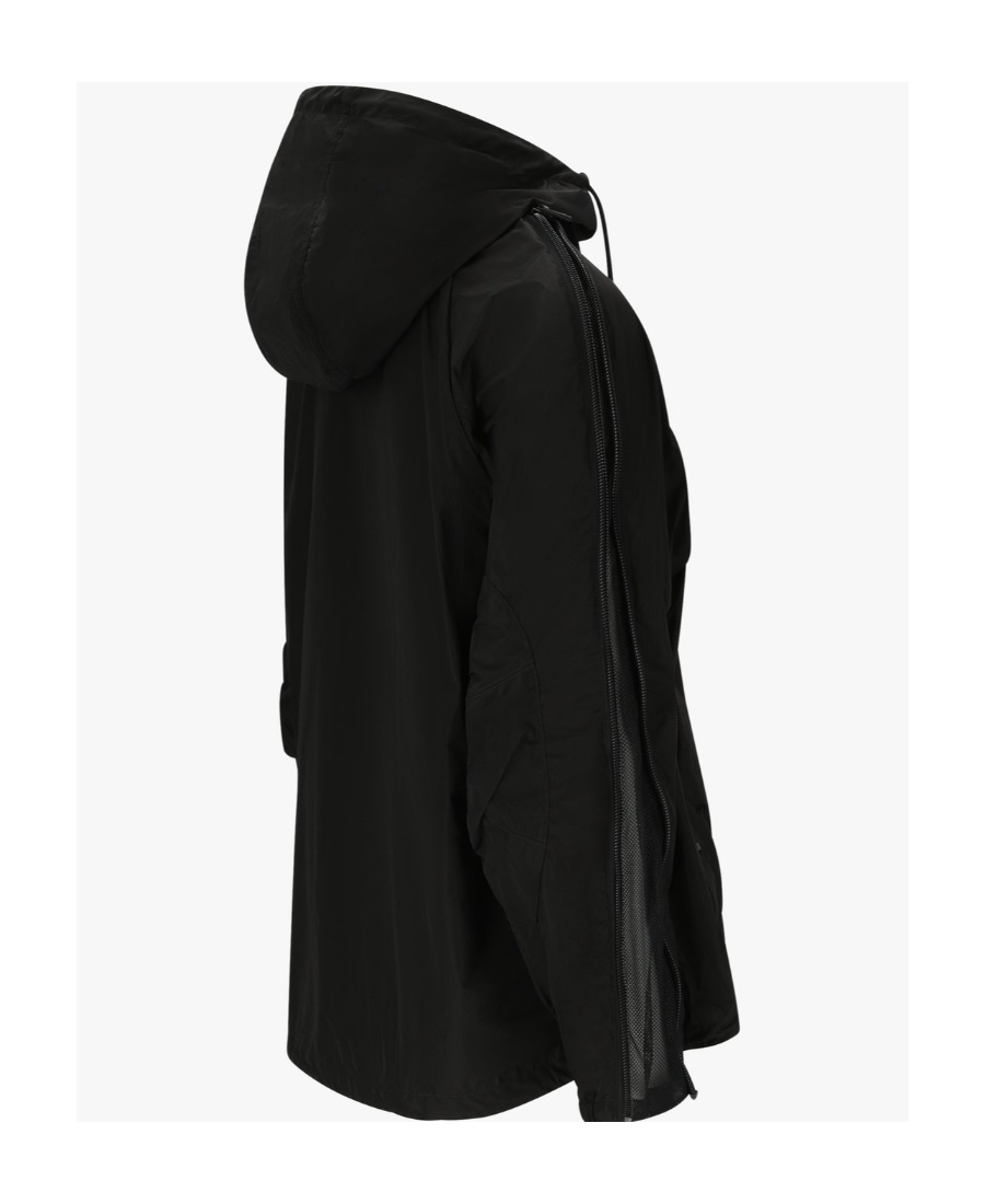 Shop Dsquared2 Zipped-sleeves Hooded Jacket In Black