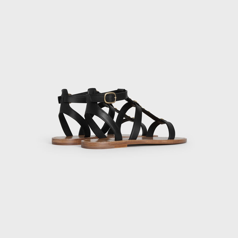 Celine Taillat Flat Sandals In Black