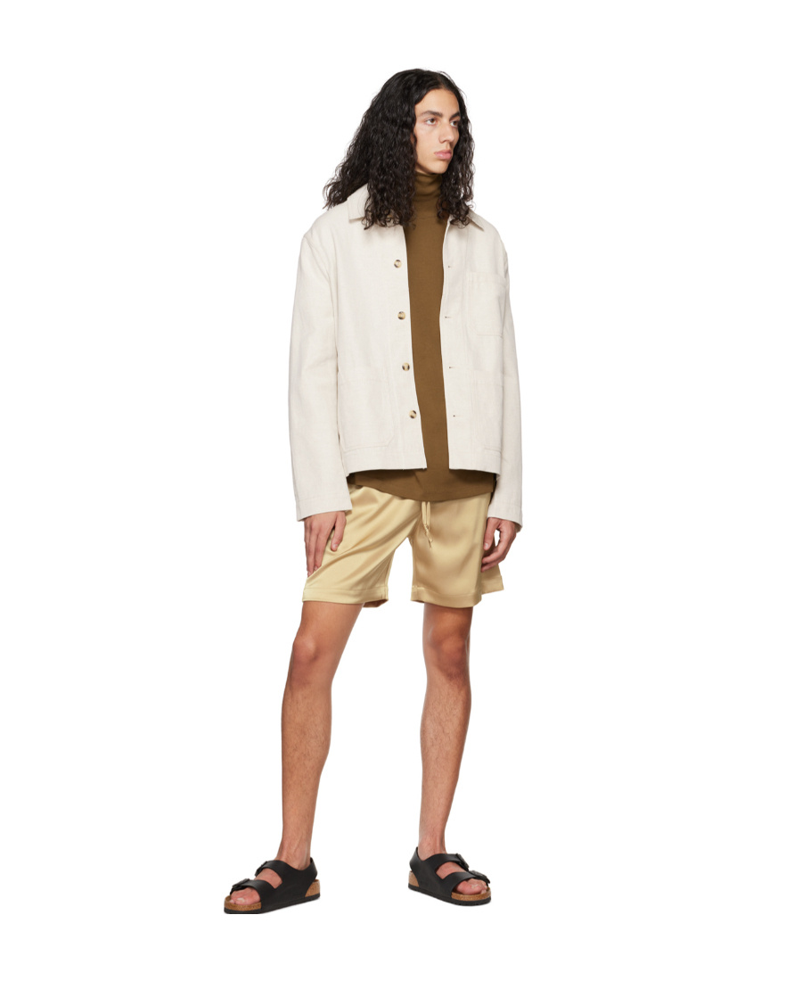 Nanushka Button-front Jacket In White