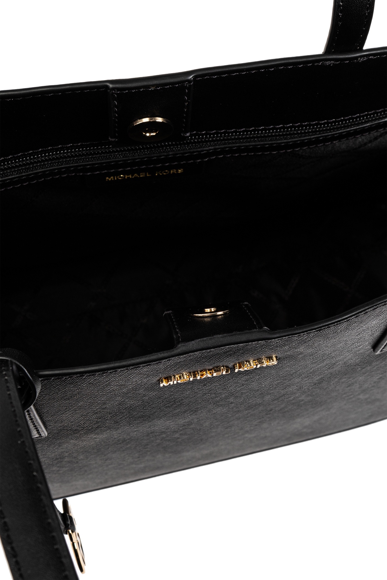 Shop Michael Michael Kors Ruthie Tote Bag In Black