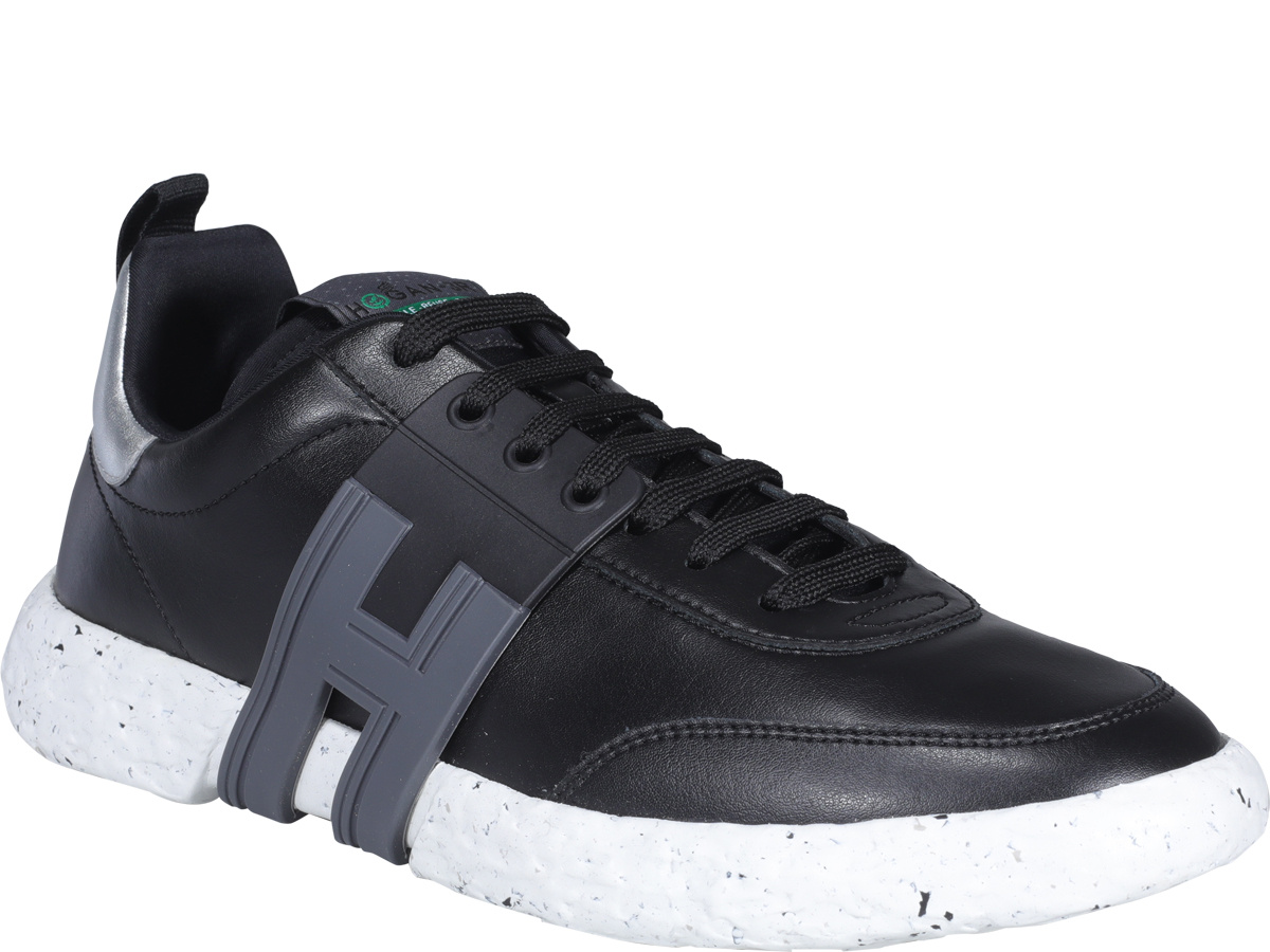 Hogan H590 Low-top Sneakers In Black
