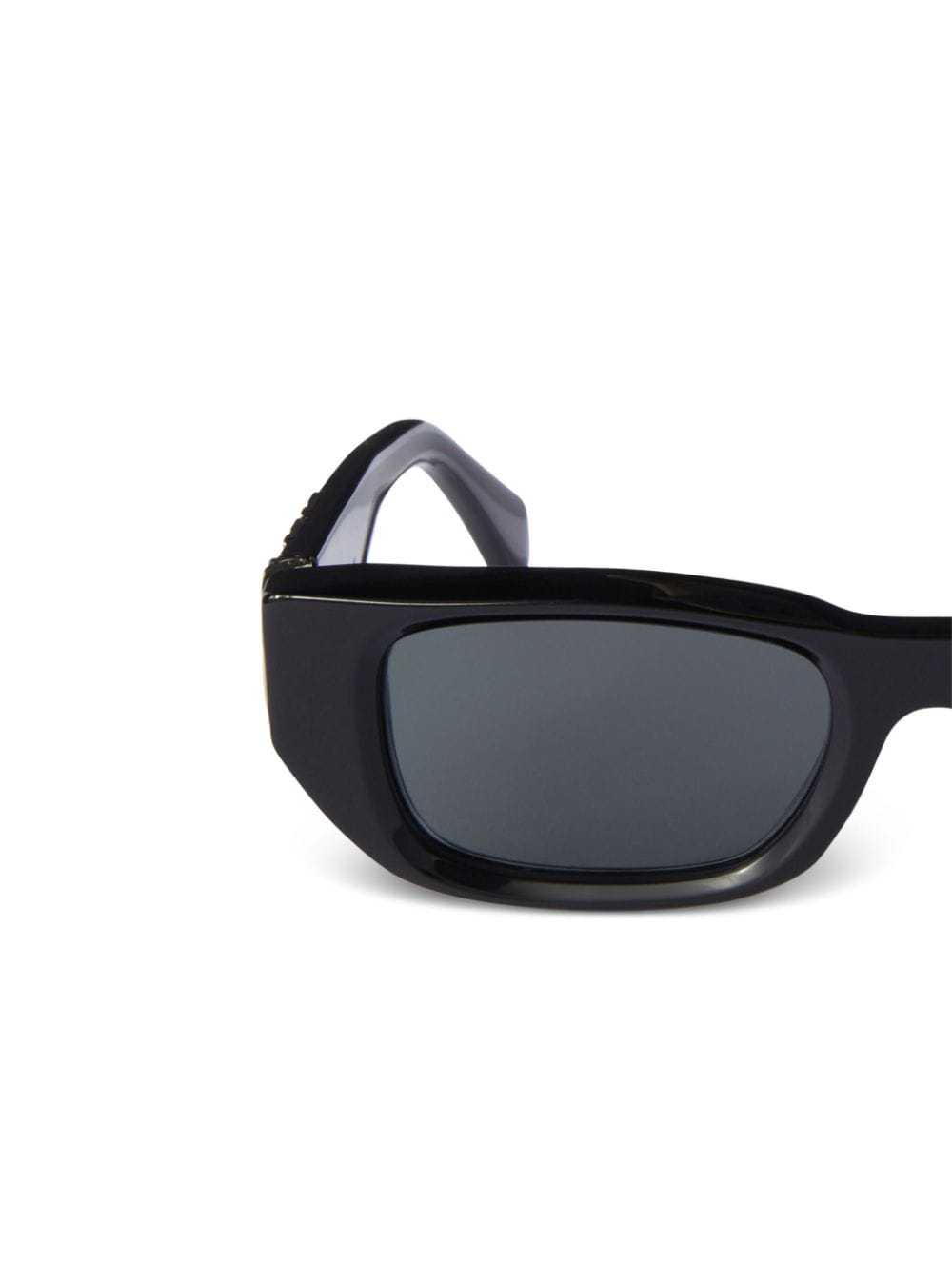Off-white Fillmore Rectangular Frame Sunglasses In Black