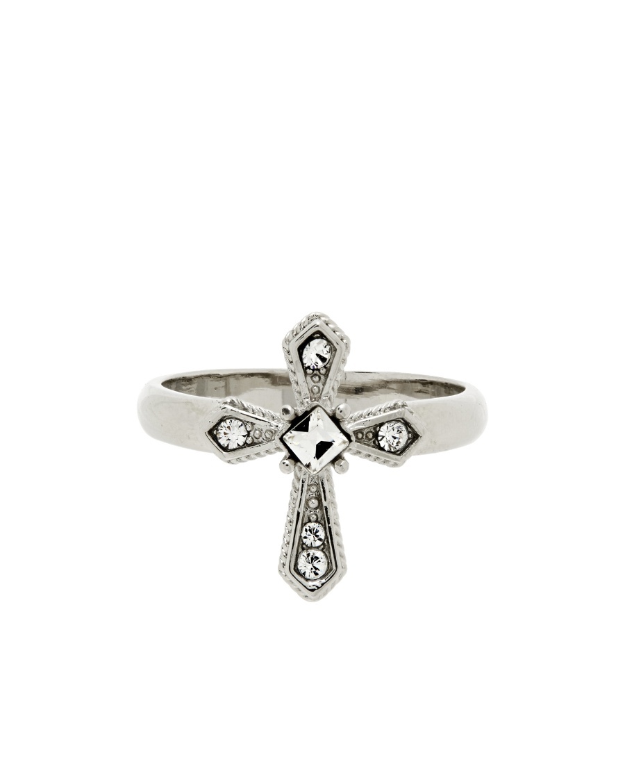 Dolce & Gabbana Cross Ring In White