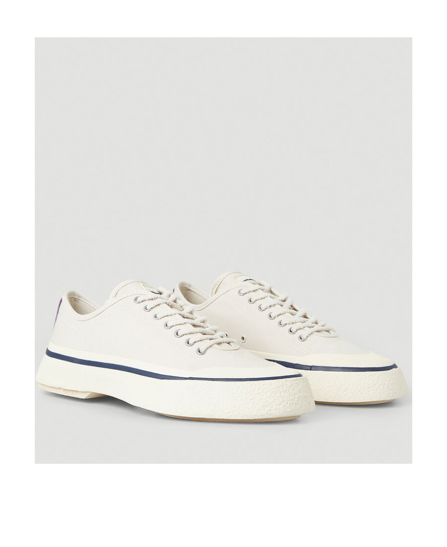 Eytys Low-top Lace-up Sneakers In White