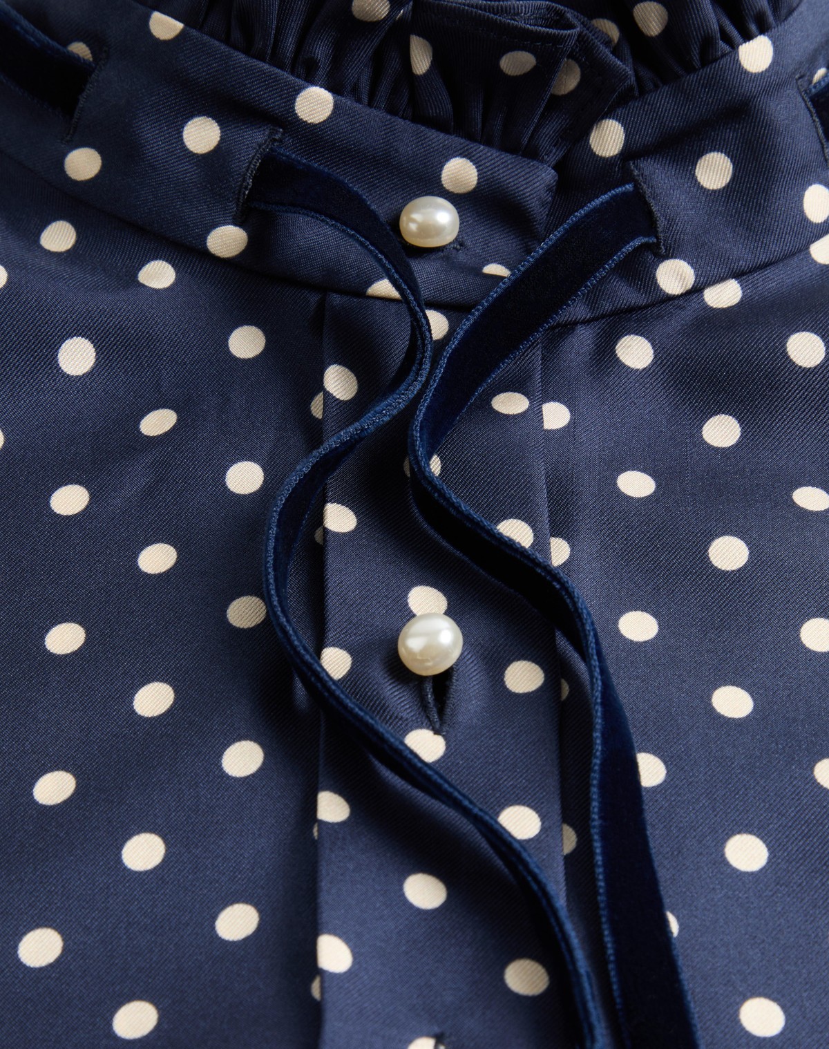 Valentino Twill Shirt With Plus De Pois Print In Gray