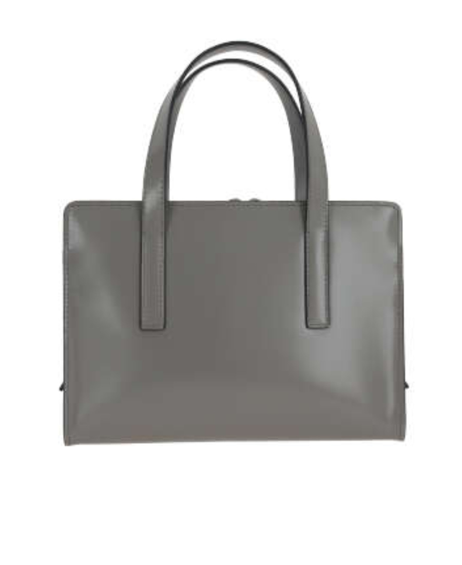 Prada Re-edition 1995 Leather Tote Bag In Gray