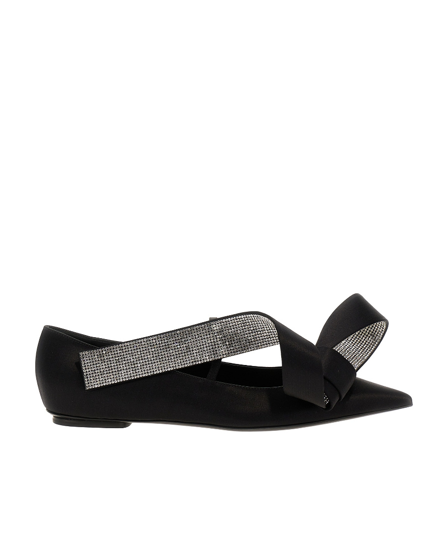 Shop Sergio Rossi Area Maquise Ballet Flats In Black