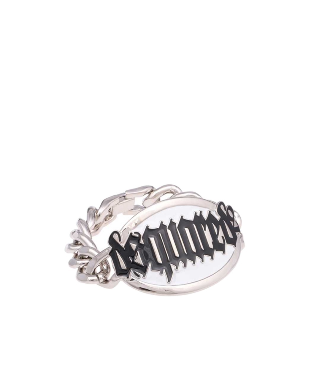 Shop Dsquared2 Logo-engraved Chain Bracelet In White