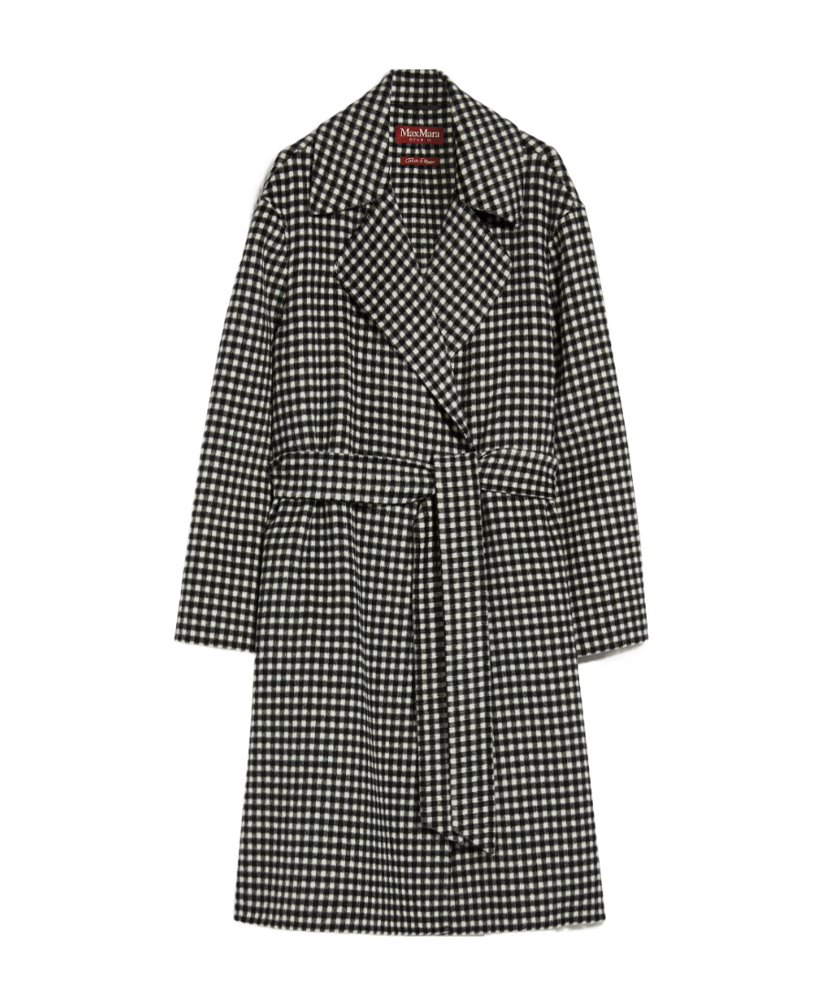 MAX MARA PLAID WOOL COAT 