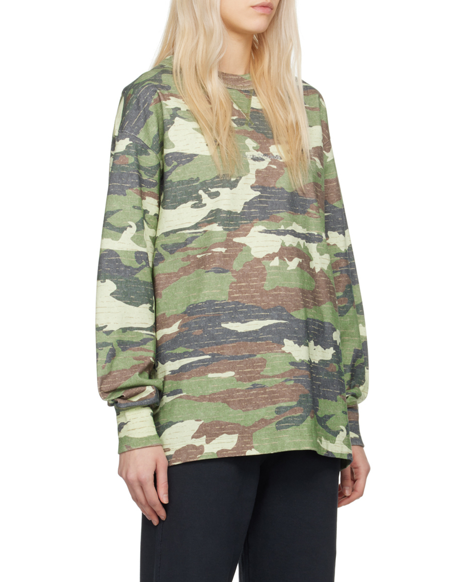 Acne Studios Camouflage-print Cotton Sweatshirt