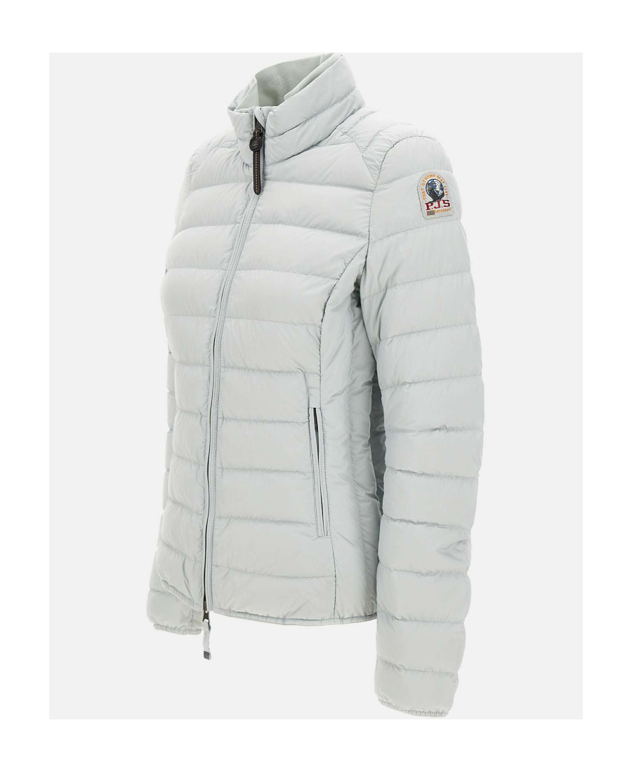 Parajumpers Long-sleeved Down Jacket With Standing Collar In White